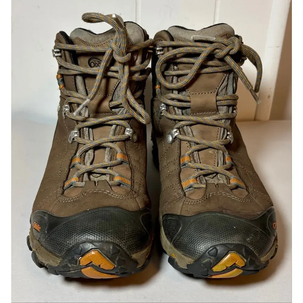 Oboz Men’s Bridger Mid Waterproof Hiking Boots Brown 22101 Sz 10